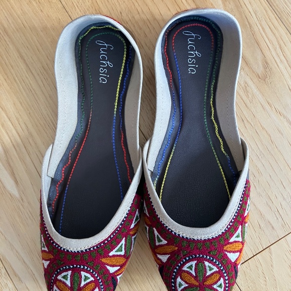 Fuchsia artisan ballet flats- new - Picture 4 of 5